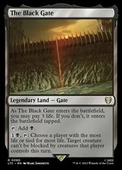 The Black Gate Magic Lord of the Rings Commander Prices