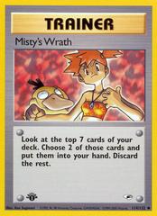 Misty's Wrath [1st Edition] #114 Pokemon Gym Heroes Prices