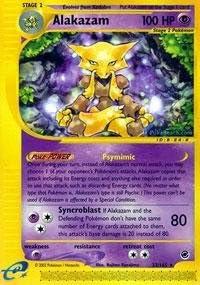 Alakazam [Reverse Holo] #33 Pokemon Expedition