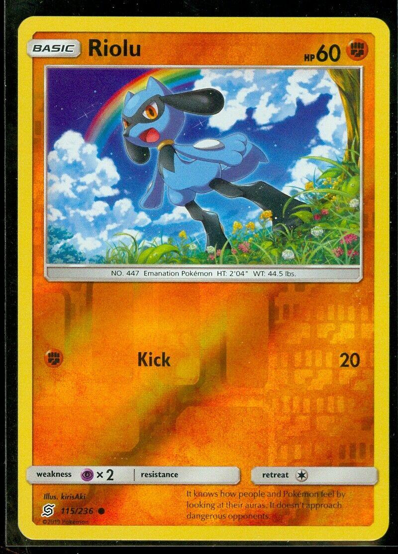 Riolu [Reverse Holo] 115 Prices Pokemon Unified Minds Pokemon Cards
