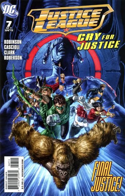 Justice League: Cry For Justice #7 (2010) Comic Books Justice League: Cry For Justice