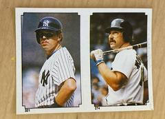 Butch Wynegar [Johnny Wockenfuss] #321/274 Baseball Cards 1984 Topps Stickers Prices