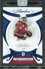 Larry Fitzgerald [Aquamarine] #3 Football Cards 2020 Panini Flawless Prices