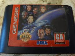 Cartridge (Front) | Star Trek Next Generation Echoes From the Past Sega Genesis