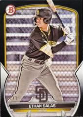 Ethan Salas [Black] #BD-1 Baseball Cards 2023 Bowman Draft Prices