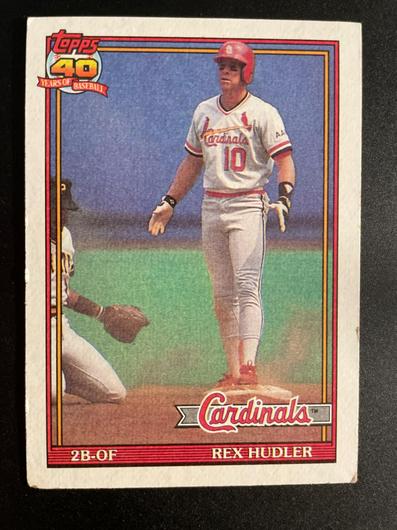 Rex Hudler | Ungraded | 1991 Topps