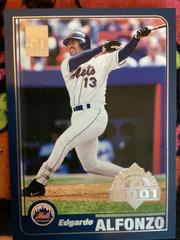 Edgardo Alfonzo #65 Baseball Cards 2001 Topps Opening Day Prices