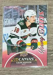 Calen Addison #C108 Hockey Cards 2021 Upper Deck UD Canvas Prices