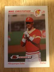 Mike Christopher #3 Baseball Cards 1991 Impel Line Drive Prices