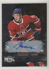 Jake Evans [Autograph] Hockey Cards 2020 Skybox Metal Universe Prices