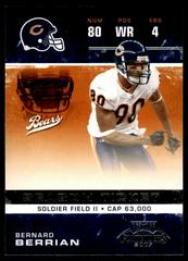 Bernard Berrian #18 Football Cards 2007 Playoff Contenders Prices