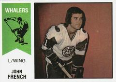 John French #33 Hockey Cards 1974 O-Pee-Chee WHA Prices