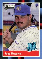Joey Meyer #36 Baseball Cards 1988 Leaf Prices