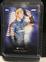 Lando Norris [Blue] Racing Cards 2021 Topps Formula 1 Lights Out Prices