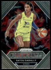 Satou Sabally #7 Basketball Cards 2021 Panini Prizm WNBA Fireworks Prices