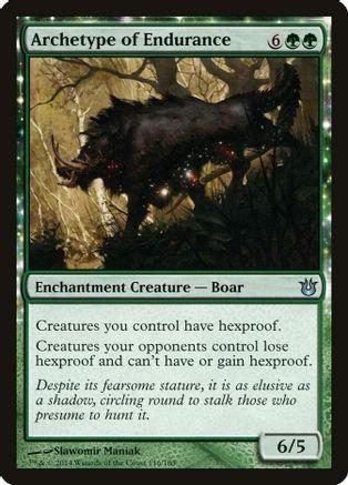 Archetype of Endurance [Foil] Magic Born of the Gods