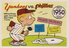 1950 Yanks, Phillies Baseball Cards 1970 Fleer World Series Blue Back Prices