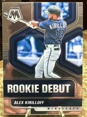 Alex Kirilloff #RD5 Baseball Cards 2021 Panini Mosaic Rookie Debut Prices
