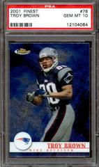 Troy Brown #78 Football Cards 2001 Topps Finest Prices