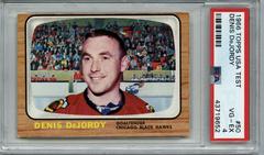 Denis DeJordy #50 Hockey Cards 1966 Topps USA Test Prices