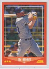 Jay Buhner [Glossy] #95T Baseball Cards 1988 Score Traded Prices