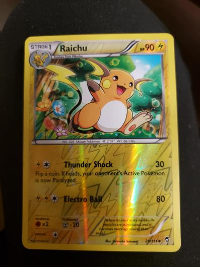 Raichu [Reverse Holo] #28 photo