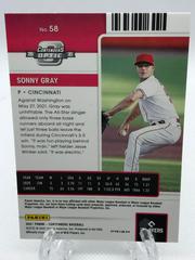 Back Of Card | Sonny Gray [Optic Red Wave] Baseball Cards 2021 Panini Contenders