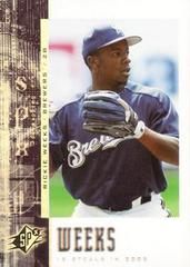 Rickie Weeks Baseball Cards 2006 Spx Prices