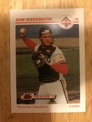 Don Wakamatsu #648 Baseball Cards 1991 Impel Line Drive Prices