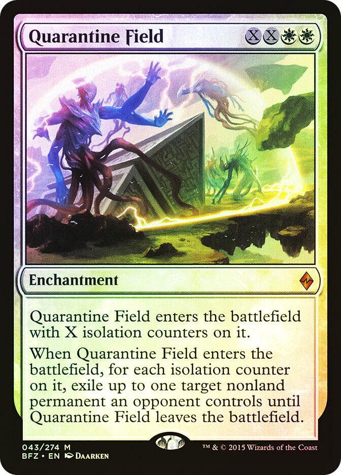 Quarantine Field [Foil] #43 Magic Battle for Zendikar