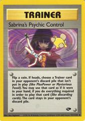 Sabrina's Psychic Control Pokemon Gym Challenge Prices