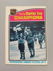 Stanley Cup Champs Hockey Cards 1976 O-Pee-Chee Prices