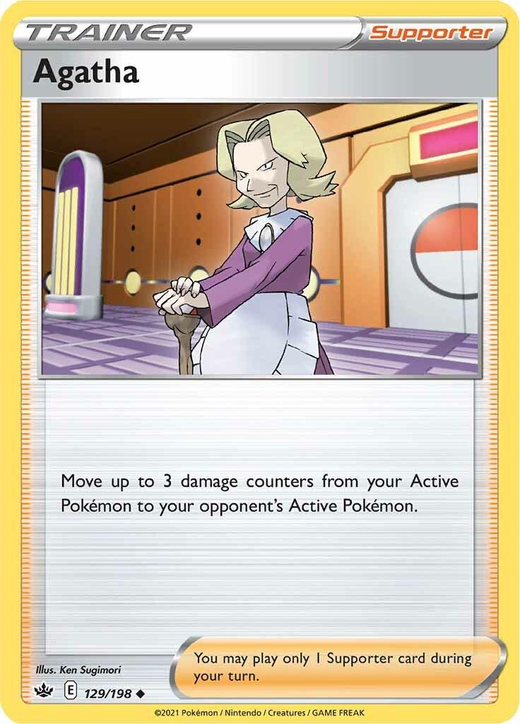 Agatha #129 Pokemon Chilling Reign