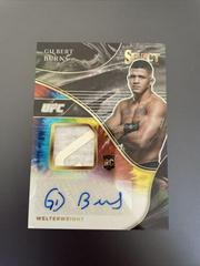 Gilbert Burns [Tie Dye] #RS-GBN Ufc Cards 2021 Panini Select UFC Rookie Signatures Prices