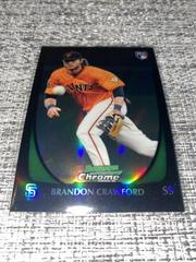 Brandon Crawford #25 Baseball Cards 2011 Bowman Chrome Draft Prices