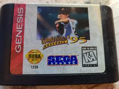 Cartridge (Front) | World Series Baseball 95 Sega Genesis