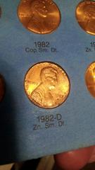 1982-D Small Date  | 1982 D [SMALL DATE BRONZE TRANSITIONAL] Coins Lincoln Memorial Penny