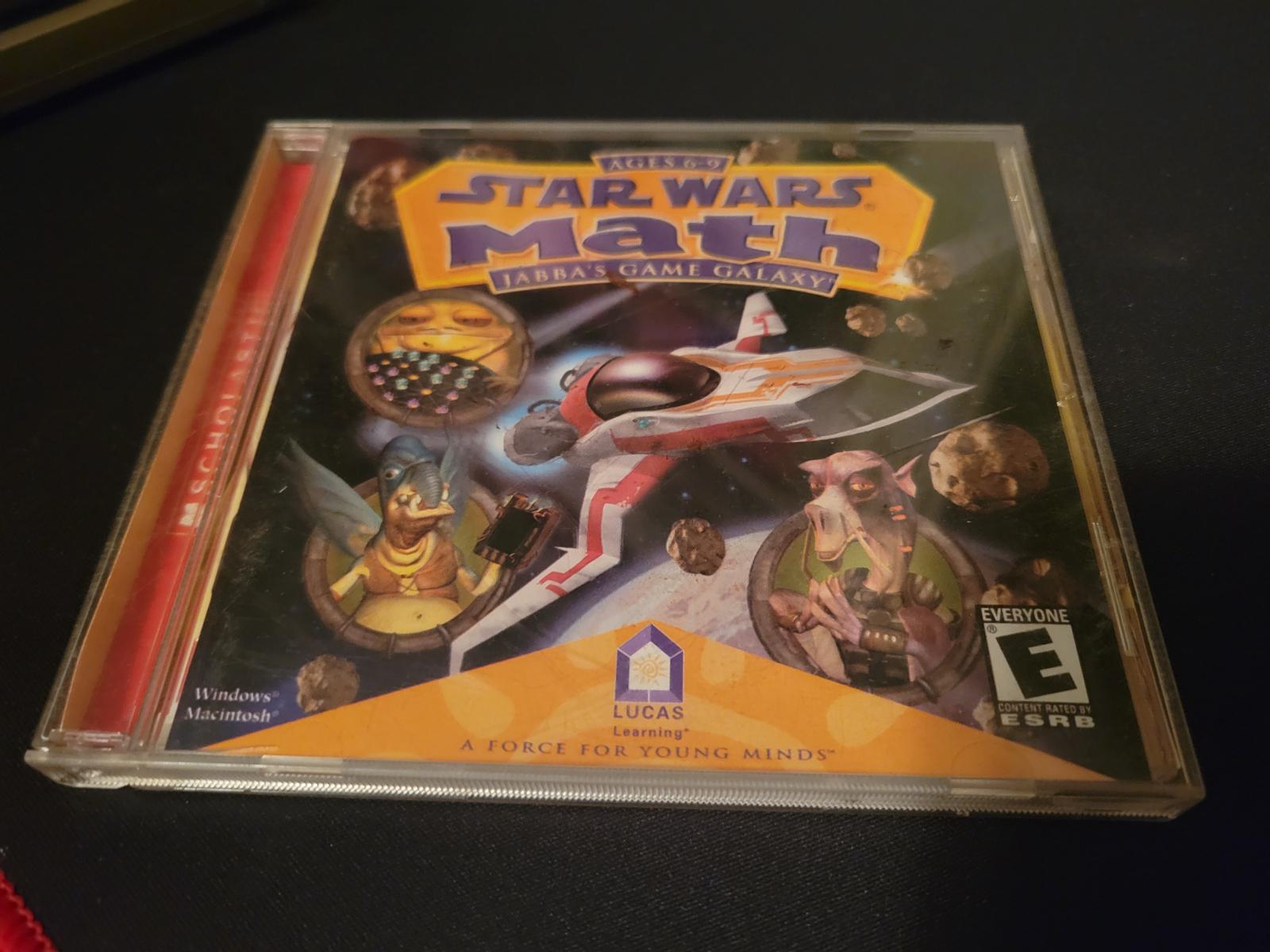 Star Wars Math Jabba’s Game Galaxy Item, Box, and Manual PC Games