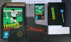 Box, Cartridge, Manual, Sleeve, And Styrofoam  | Tennis NES
