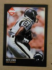 Nate Lewis #151 Football Cards 1992 Collector's Edge Prices