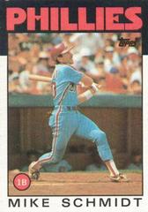 Mike Schmidt #200 Baseball Cards 1986 Topps Prices