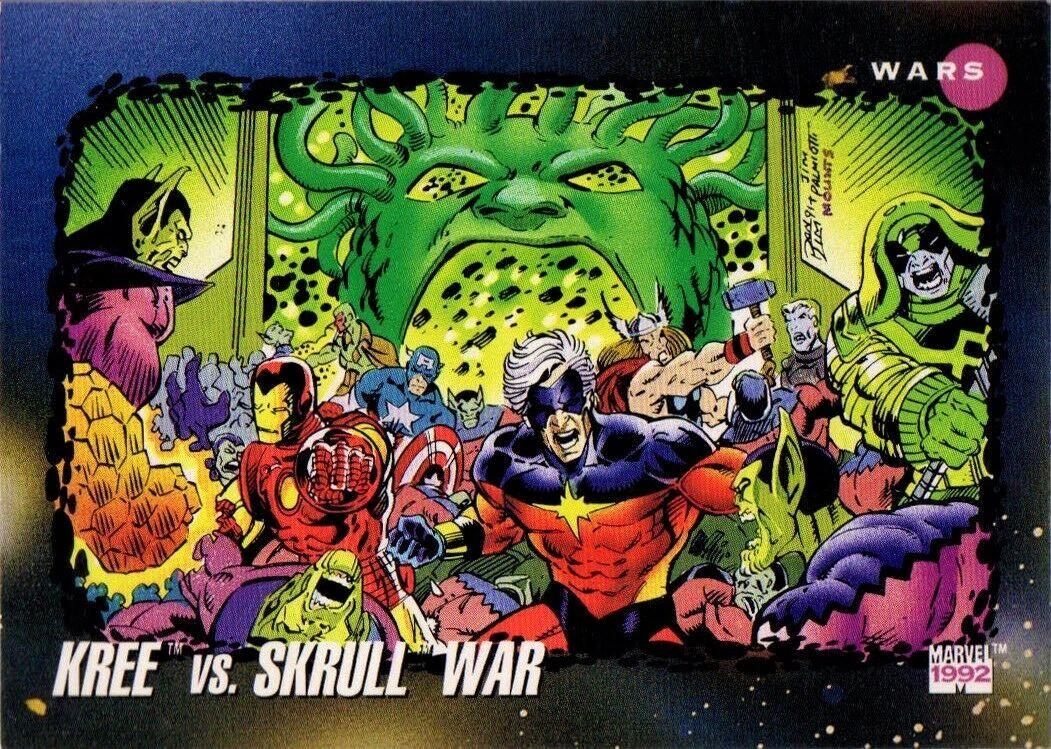 Kree vs. Skrull War #190 Marvel 1992 Universe