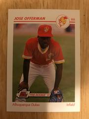 Jose Offerman #17 Baseball Cards 1991 Impel Line Drive Prices