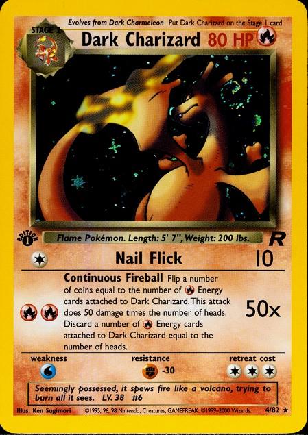 Dark Charizard 1st Edition 4 Prices Pokemon Team Rocket Pokemon Cards 