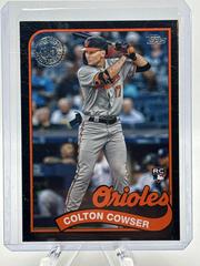 Colton Cowser [Black] #89B-12 Baseball Cards 2024 Topps 1989 Prices