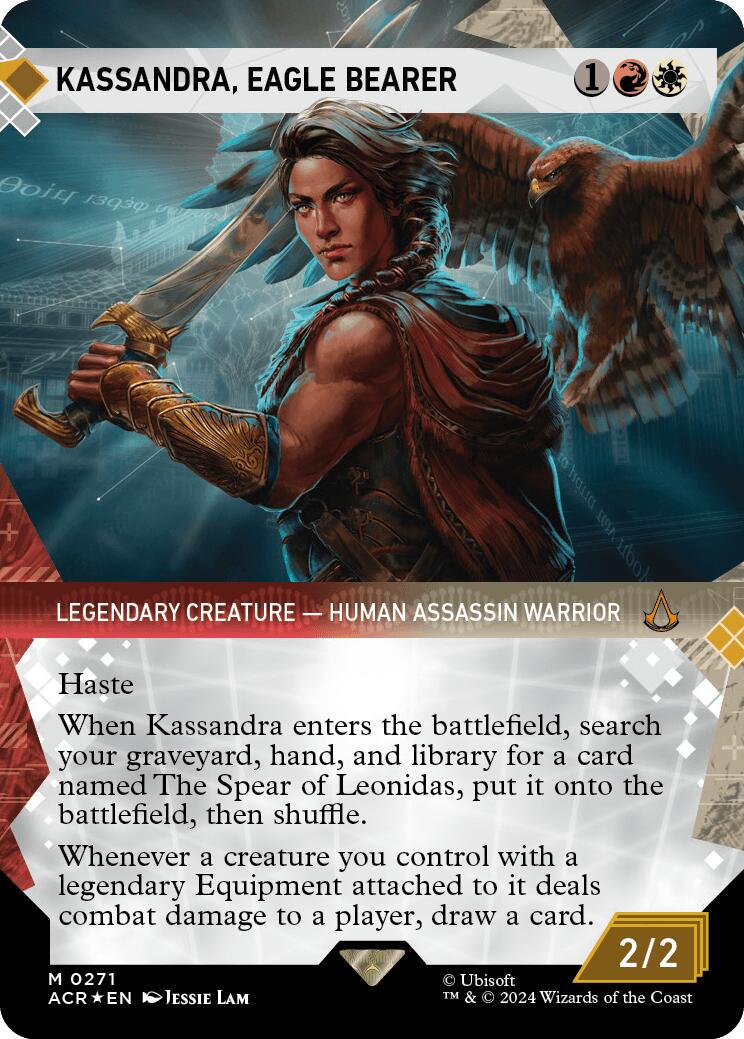 Kassandra, Eagle Bearer [Textured Foil] #271 Magic Assassin's Creed