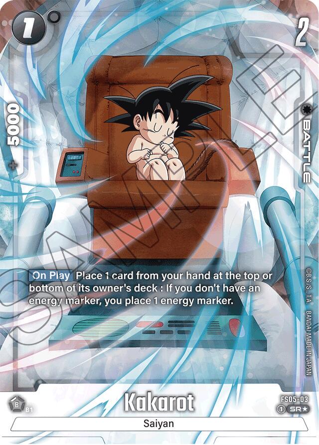 Kakarot [Bonus Pack Alternate Art Holo] FS05-03 Dragon Ball Fusion World Starter Deck: Bardock