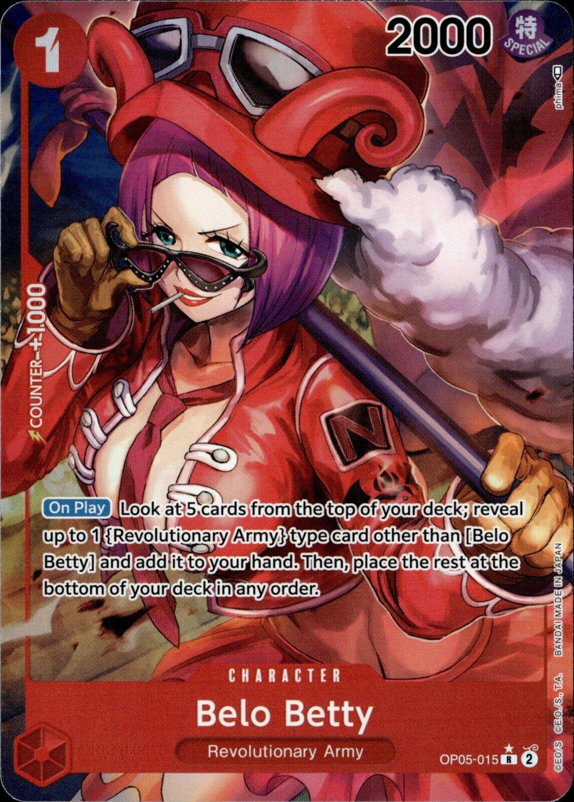 Belo Betty [Alternate Art] OP05-015 One Piece Awakening of the New Era