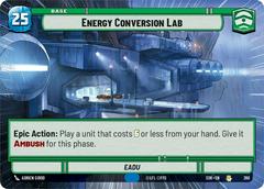 Energy Conversion Lab [Foil Hyperspace] #288 Star Wars Unlimited: Spark of Rebellion Prices