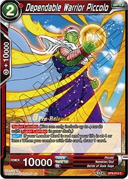 Dependable Warrior Piccolo BT8-013_PR Dragon Ball Super Malicious Machinations: Pre-Release Promos